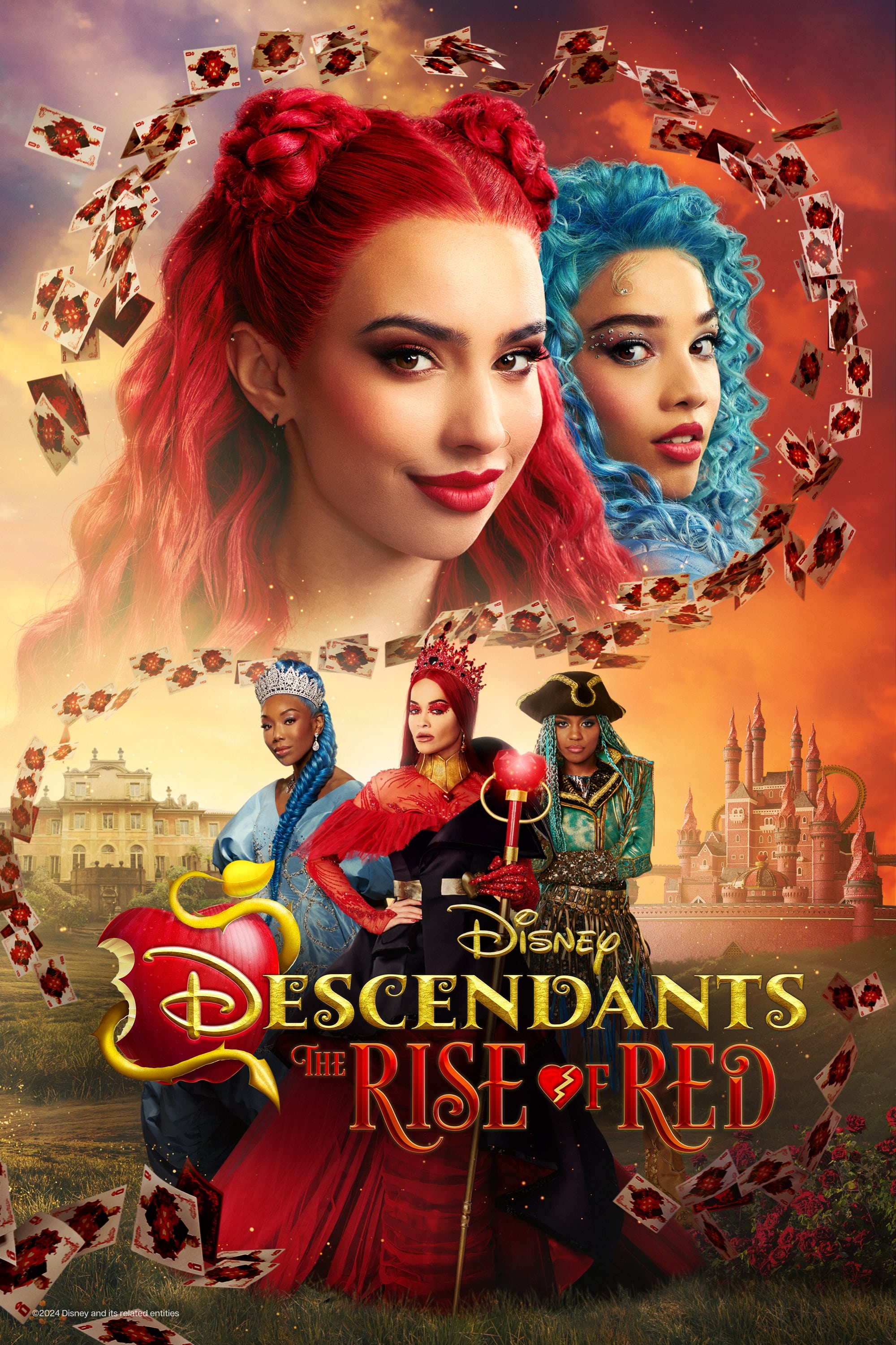 Nonton Film Descendants: The Rise of Red (2024) LK21 Full Sub Indo INDOXXI Rebahin Movie21 Dutamovie